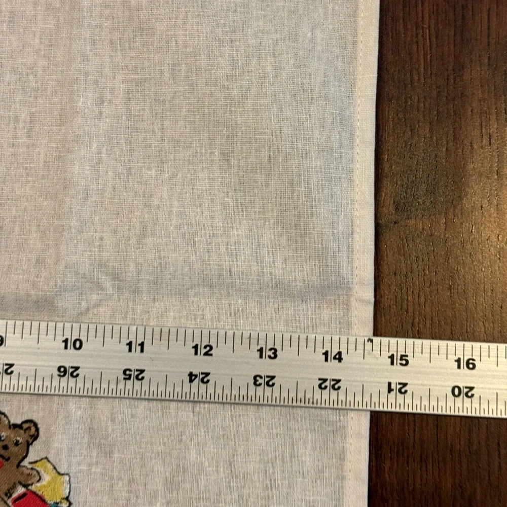 Rare Pottery Barn Santa Claus Christmas Tea Towel